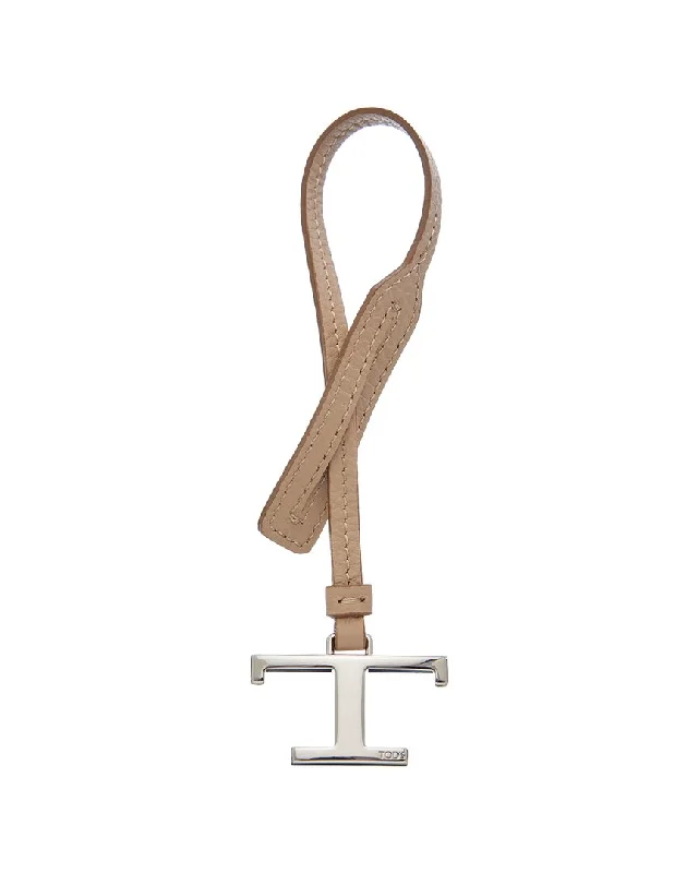 Women's money clip with a transparent acrylic design​TOD’s Leather Charm