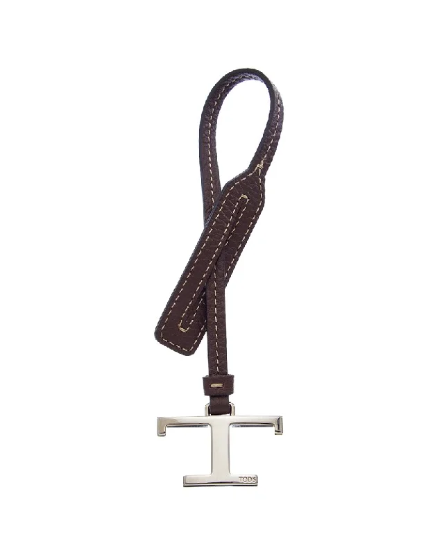 Women's money clip for a back - to - school accessory​TOD’s Leather Charm