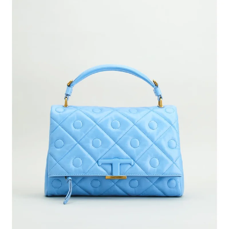 Women's money clip with a leather - wrapped metal core​Tod's Signature Bag Small