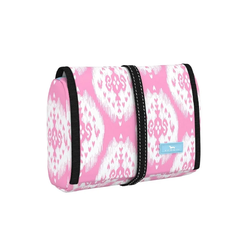 Sustainable women's money clip made from recycled materials​Women's Beauty Burrito Toiletry Bag In Ikant Belize