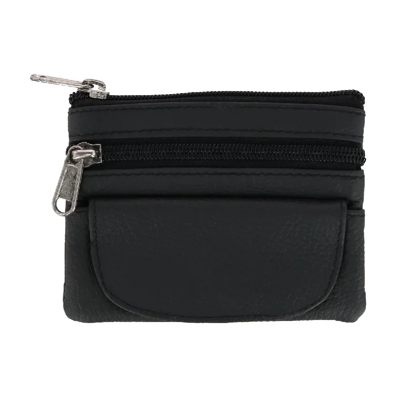 Women's money clip with a leather - wrapped metal coreWomen's Leather Coin Purse with Front Pocket Women's money clip with a leather - wrapped metal coreWomen's Leather Coin Purse with Front Pocket