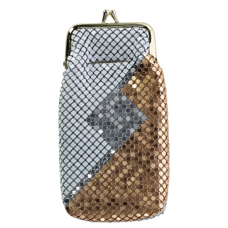 Women's money clip with a faux fur trimWomen's Mesh Pattern Cigarette Case with Lighter Pocket & Kiss Lock Closure Women's money clip with a faux fur trimWomen's Mesh Pattern Cigarette Case with Lighter Pocket & Kiss Lock Closure