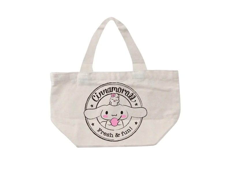 Women's Printed Tote Bag in Floral Patterns for a Spring - Themed Shopping TripMini Tote Bag -Cinnamoroll-