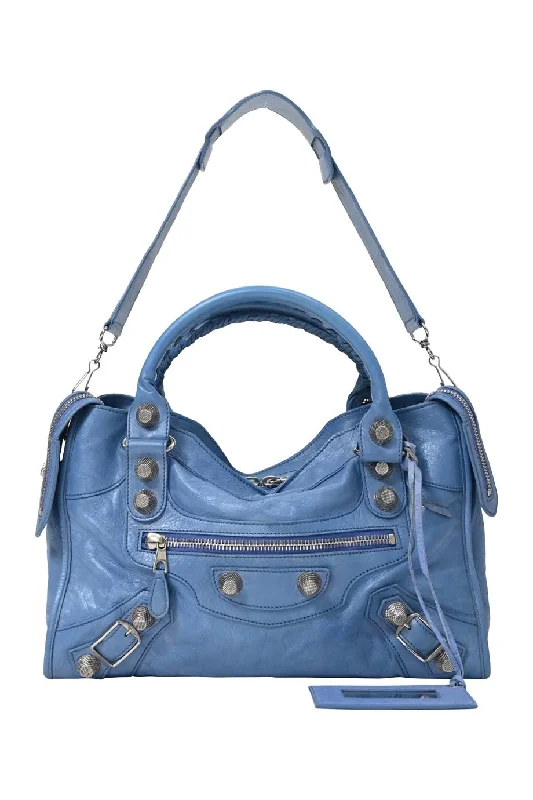 Large Capacity Genuine Leather Women's Tote Bag in Black for Work and Commuting[WB7258] Balenciaga | Tote Bag
