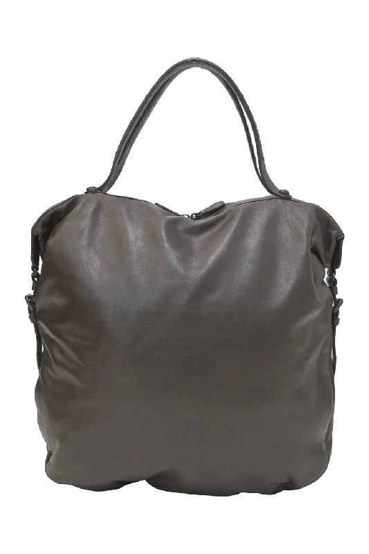 Large Capacity Genuine Leather Women's Tote Bag in Black for Work and Commuting[WB6438] Bottega Veneta | Tote Bag