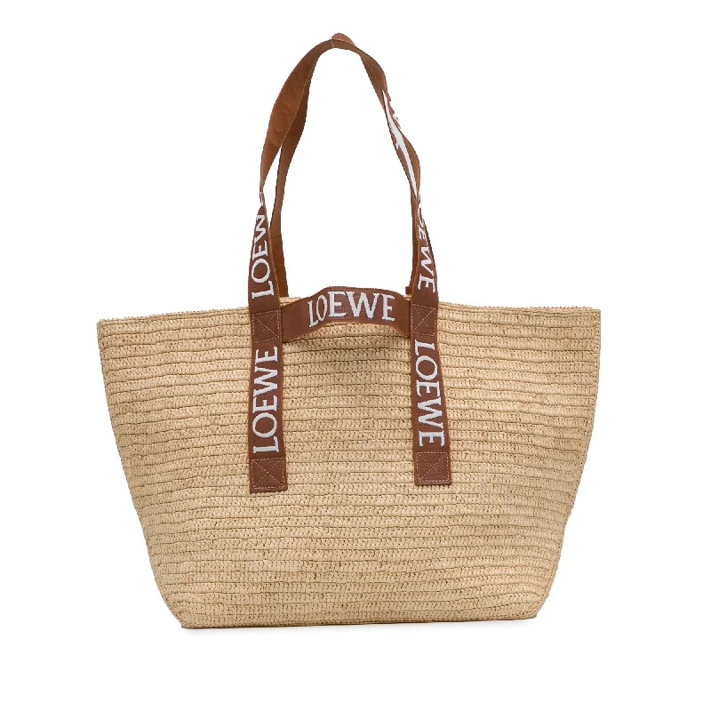 Embroidered Tote Bag in Beige with Floral Motifs for a Boho - Chic VibeBrown LOEWE Raffia Fold Shopper Tote Embroidered Tote Bag in Beige with Floral Motifs for a Boho - Chic VibeBrown LOEWE Raffia Fold Shopper Tote