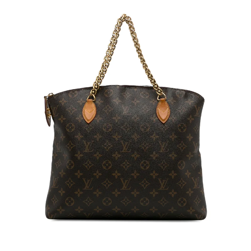 Embroidered Tote Bag in Beige with Floral Motifs for a Boho - Chic VibeBrown Louis Vuitton Monogram Lockit Chain MM Tote Bag