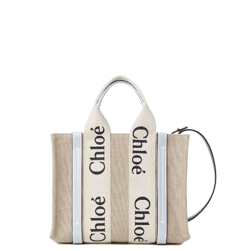 Women's Tote Bag with Inner Compartments in Gray for Organizing Everyday EssentialsWoody Tote Small Strap Linen, Shady Blue Women's Tote Bag with Inner Compartments in Gray for Organizing Everyday EssentialsWoody Tote Small Strap Linen, Shady Blue