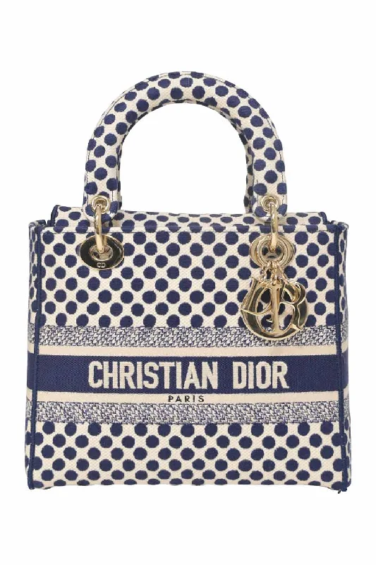 Patchwork Tote Bag in Denim with Vintage - Inspired Designs for a Retro Appeal[WB6633] Christian Dior | Tote Bag