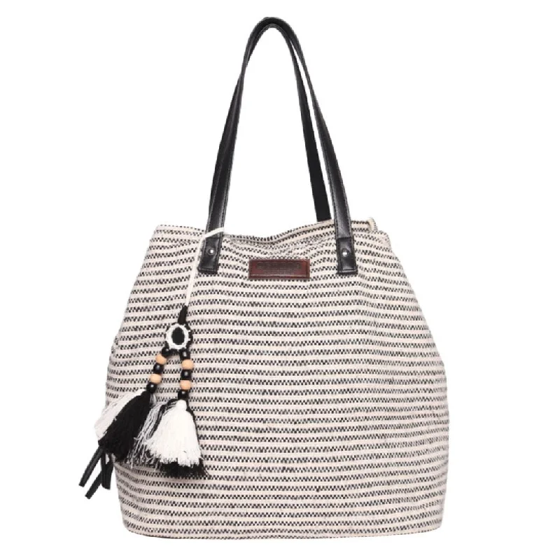 Women's Tote Bag with Zipper Closure in Red for Secure Storage3 Compartment Women Tote Bag
