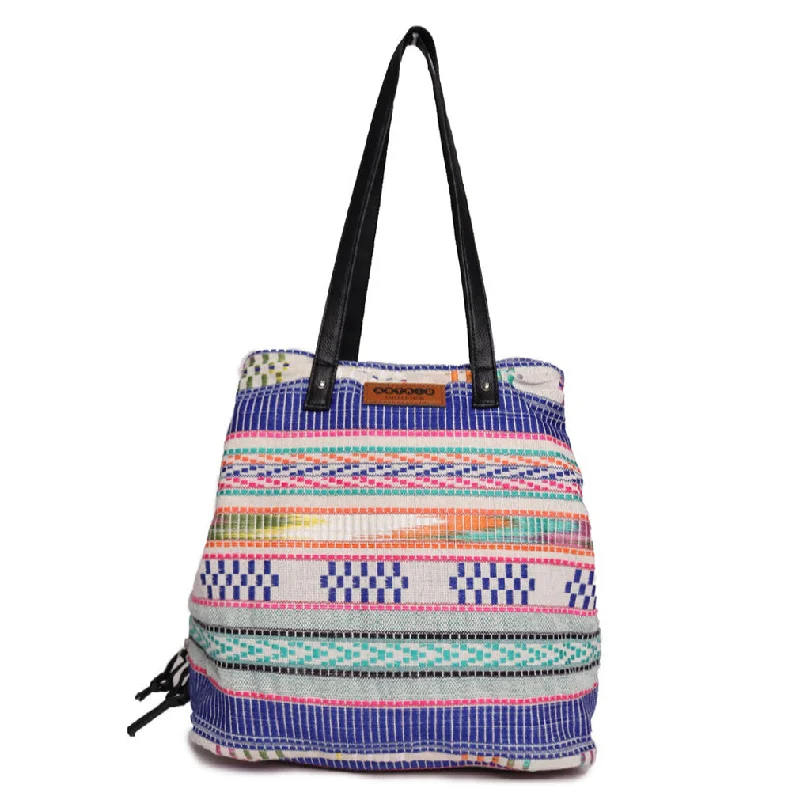 Linen Tote Bag in Natural Beige with Braided Details for a Rustic Summer EnsembleAstrid 3 Compartment Women Tote Bag