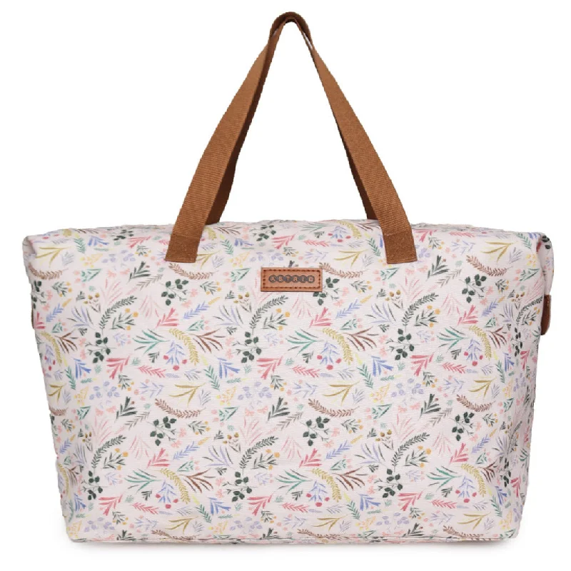 Tote Bag with Adjustable Shoulder Strap in Olive Green for Comfortable CarryingOversize Tote Bag Natural Color Floral Print On Polyester Fabric, Tote Bag with Adjustable Shoulder Strap in Olive Green for Comfortable CarryingOversize Tote Bag Natural Color Floral Print On Polyester Fabric,