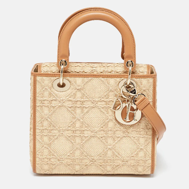 Large Capacity Genuine Leather Women's Tote Bag in Black for Work and CommutingDior Beige Raffia And Leather Medium Lady Dior Tote Large Capacity Genuine Leather Women's Tote Bag in Black for Work and CommutingDior Beige Raffia And Leather Medium Lady Dior Tote