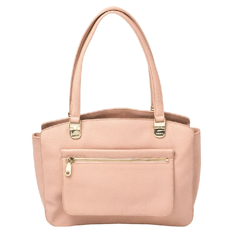 Geometric - Printed Tote Bag in Multicolor for a Contemporary and Trendy OutfitDkny Grained Leather Tote