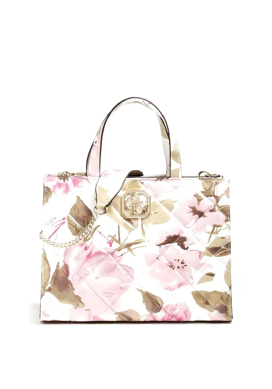 Geometric - Printed Tote Bag in Multicolor for a Contemporary and Trendy OutfitGuess Dilla Floral Quilted Large Compartment Bag, Spring Floral Geometric - Printed Tote Bag in Multicolor for a Contemporary and Trendy OutfitGuess Dilla Floral Quilted Large Compartment Bag, Spring Floral