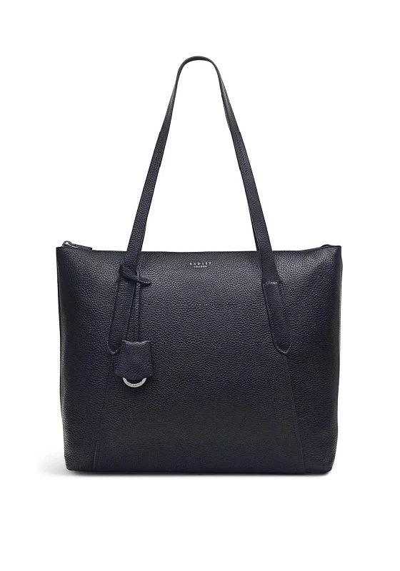 Faux Fur - Trimmed Tote Bag in White for a Cozy Winter LookRadley Wood Street 2.0 Large Zip Top Tote Bag, Black