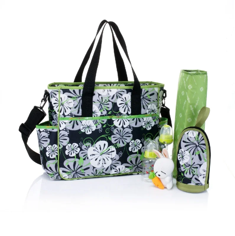 Women's Printed Tote Bag in Floral Patterns for a Spring - Themed Shopping TripLilies Polyester Baby Bag