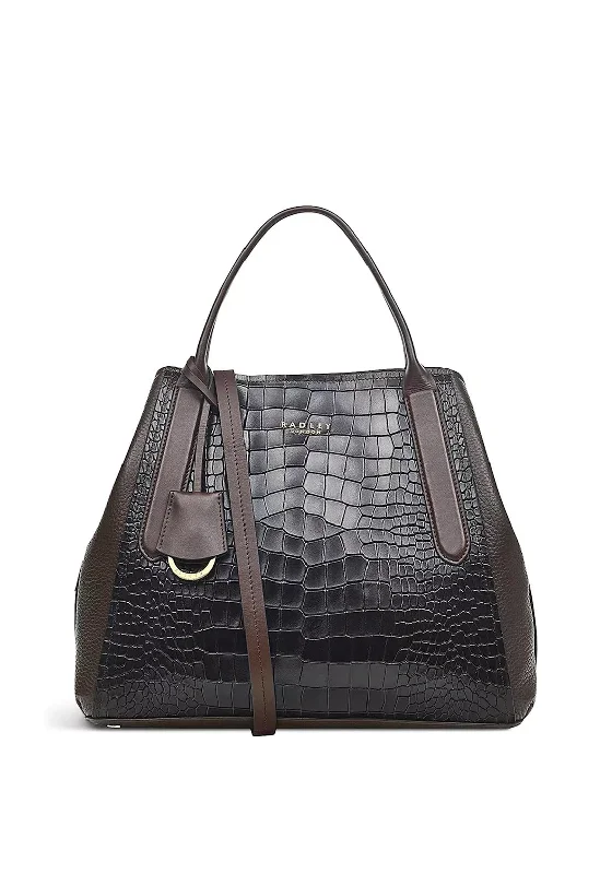 Geometric - Printed Tote Bag in Multicolor for a Contemporary and Trendy OutfitRadley Baylis Road 2.0 faux Croc Medium Multiway Grab Bag, Dark Oak Geometric - Printed Tote Bag in Multicolor for a Contemporary and Trendy OutfitRadley Baylis Road 2.0 faux Croc Medium Multiway Grab Bag, Dark Oak