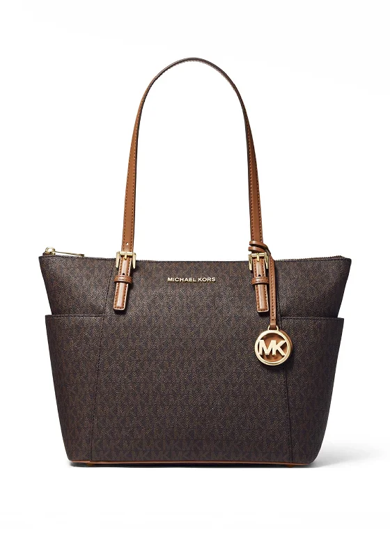 Patchwork Tote Bag in Denim with Vintage - Inspired Designs for a Retro AppealMICHAEL Michael Kors Jet Set Large Logo Print Tote, Brown & Acorn Patchwork Tote Bag in Denim with Vintage - Inspired Designs for a Retro AppealMICHAEL Michael Kors Jet Set Large Logo Print Tote, Brown & Acorn