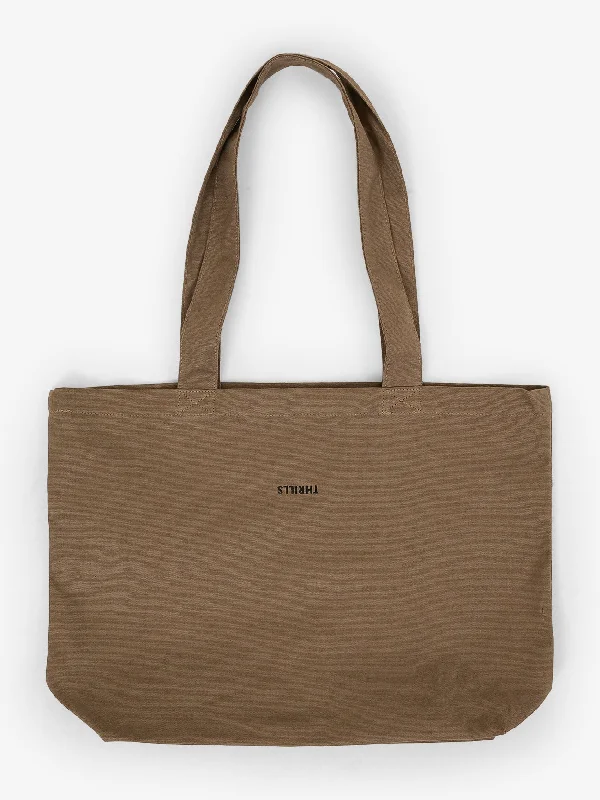 Tote Bag with RFID - Blocking Pocket in Black for Protecting Your Cards and InformationMinimal Thrills Tote - Brindle Tote Bag with RFID - Blocking Pocket in Black for Protecting Your Cards and InformationMinimal Thrills Tote - Brindle