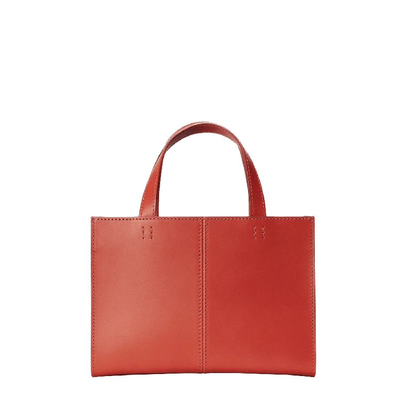 Metallic Tote Bag in Rose Gold with Chain Handles for a Glamorous Night OutNume Small Tote