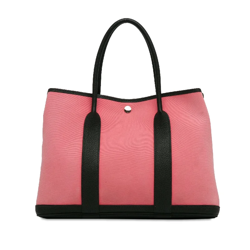 Waterproof Tote Bag in Yellow for Outdoor Activities in Wet WeatherPink Hermès Toile Garden Party 36 Tote Bag