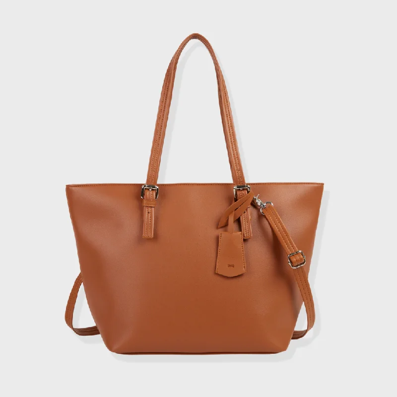 Metallic Tote Bag in Rose Gold with Chain Handles for a Glamorous Night OutPORTO VEGAN LEATHER SHOULDER BAG TAN Metallic Tote Bag in Rose Gold with Chain Handles for a Glamorous Night OutPORTO VEGAN LEATHER SHOULDER BAG TAN