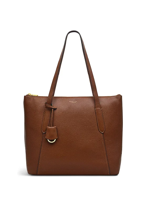 Faux Fur - Trimmed Tote Bag in White for a Cozy Winter LookRadley Wood Street Large Zip-Top Tote Bag, Brown Faux Fur - Trimmed Tote Bag in White for a Cozy Winter LookRadley Wood Street Large Zip-Top Tote Bag, Brown