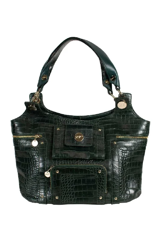 Patchwork Tote Bag in Denim with Vintage - Inspired Designs for a Retro Appeal[WB3570] Roger Vivier | Tote Bag