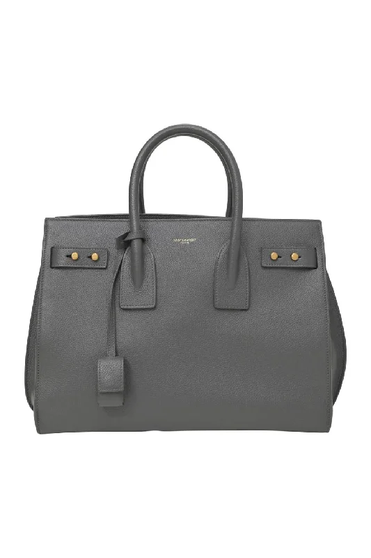 Women's Tote Bag with Inner Compartments in Gray for Organizing Everyday Essentials[WB6598] Saint Laurent | Tote Bag