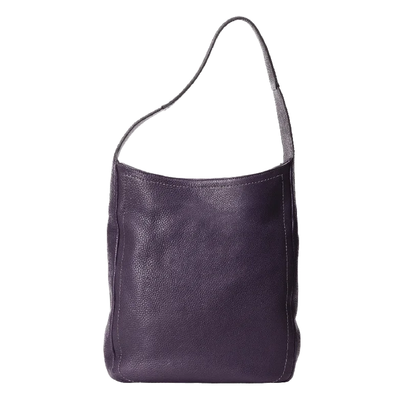 Women's Tote Bag with Detachable Pouch in Purple for Added ConvenienceTone Nume One Shoulder Tote