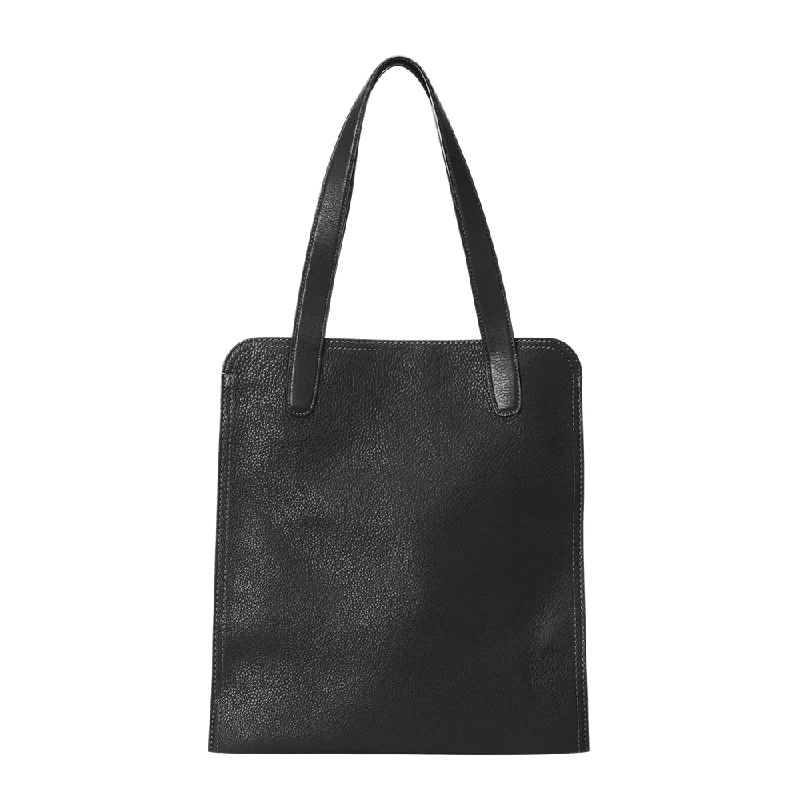Tote Bag with Adjustable Shoulder Strap in Olive Green for Comfortable CarryingTone Nume Slim Tote