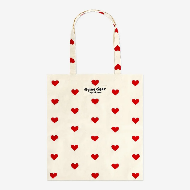 Small Vegan Leather Tote Bag in Blush Pink with Gold - Tone Hardware for a Feminine and Stylish AccessoryTote bag with red hearts Small Vegan Leather Tote Bag in Blush Pink with Gold - Tone Hardware for a Feminine and Stylish AccessoryTote bag with red hearts