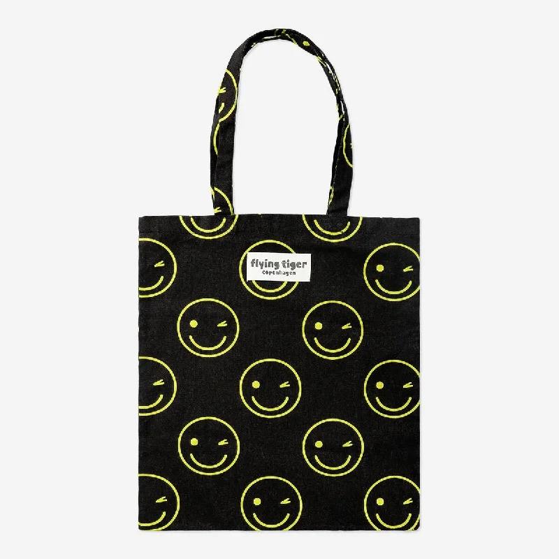 Metallic Tote Bag in Rose Gold with Chain Handles for a Glamorous Night OutTote bag with smileys Metallic Tote Bag in Rose Gold with Chain Handles for a Glamorous Night OutTote bag with smileys