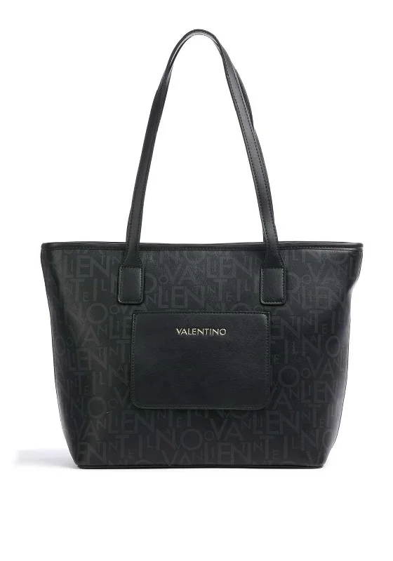 Tote Bag with Adjustable Shoulder Strap in Olive Green for Comfortable CarryingValentino Handbags Burritos Totebag, Black