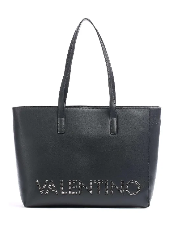 Women's Tote Bag with Inner Compartments in Gray for Organizing Everyday EssentialsValentino Handbags Portia Large Tote Bag, Nero Women's Tote Bag with Inner Compartments in Gray for Organizing Everyday EssentialsValentino Handbags Portia Large Tote Bag, Nero