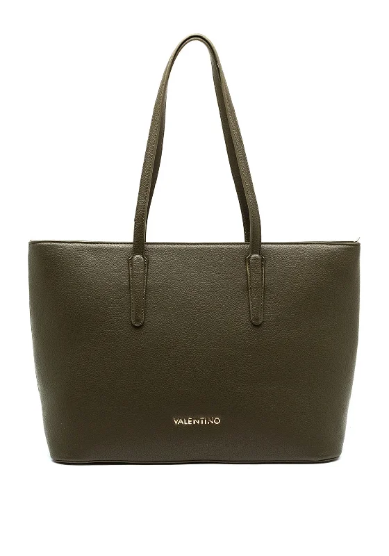Tote Bag with RFID - Blocking Pocket in Black for Protecting Your Cards and InformationValentino Handbags Special Martu Tote Bag, Verde Miltare