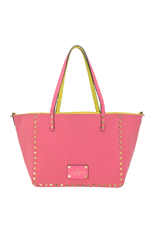 Women's Tote Bag with Magnetic Closure in Orange for Easy Access on the Go[WB6565] Valentino Garavani | Tote Bag