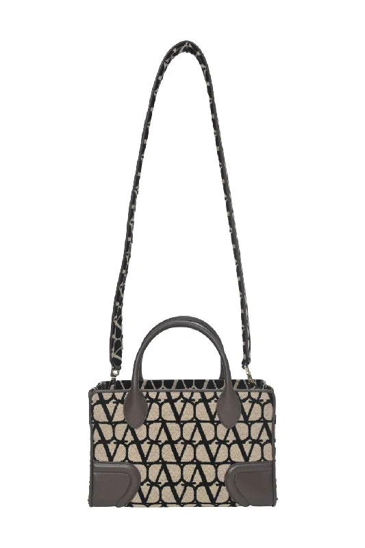 Tote Bag with RFID - Blocking Pocket in Black for Protecting Your Cards and Information[WB7145] Valentino Garavani | Tote Bag