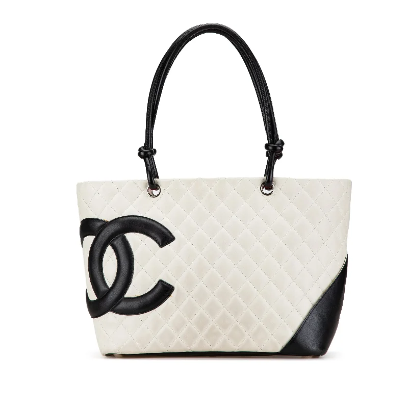 Tote Bag with Adjustable Shoulder Strap in Olive Green for Comfortable CarryingWhite Chanel Large Cambon Ligne Tote Tote Bag with Adjustable Shoulder Strap in Olive Green for Comfortable CarryingWhite Chanel Large Cambon Ligne Tote