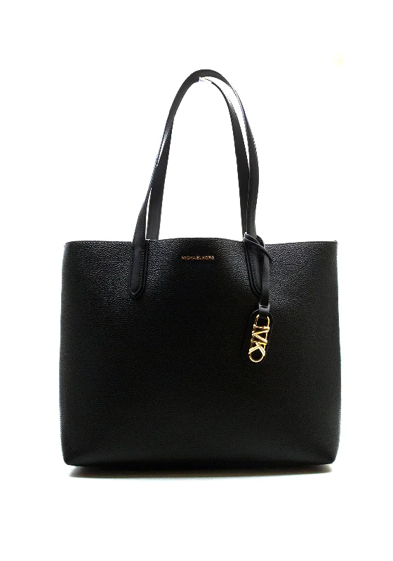 Large Capacity Genuine Leather Women's Tote Bag in Black for Work and CommutingMICHAEL Michael Kors Eliza Reversible Large Tote Bag, Black Large Capacity Genuine Leather Women's Tote Bag in Black for Work and CommutingMICHAEL Michael Kors Eliza Reversible Large Tote Bag, Black