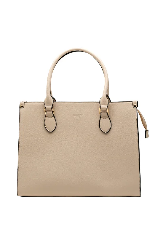 Oversized Jute Tote Bag in Natural Color with Rope Handles for a Beach VacationZen Collection Pebbled Tote Bag, Beige