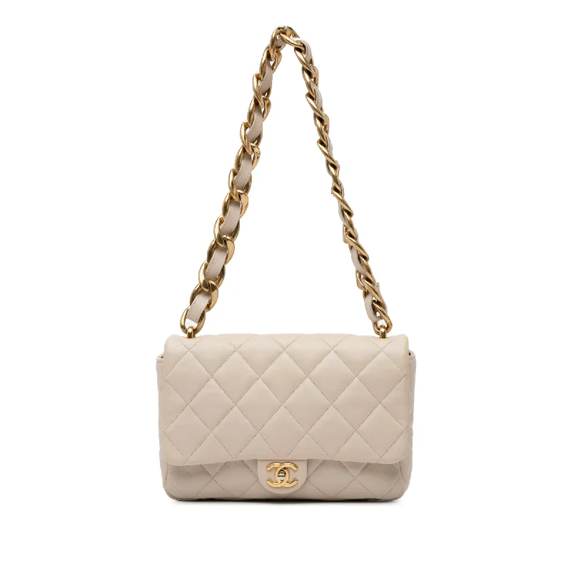 Women's Waterproof Nylon Shoulder Bag in Green for HikingBeige Chanel Large Quilted Lambskin Funky Town Flap Shoulder Bag