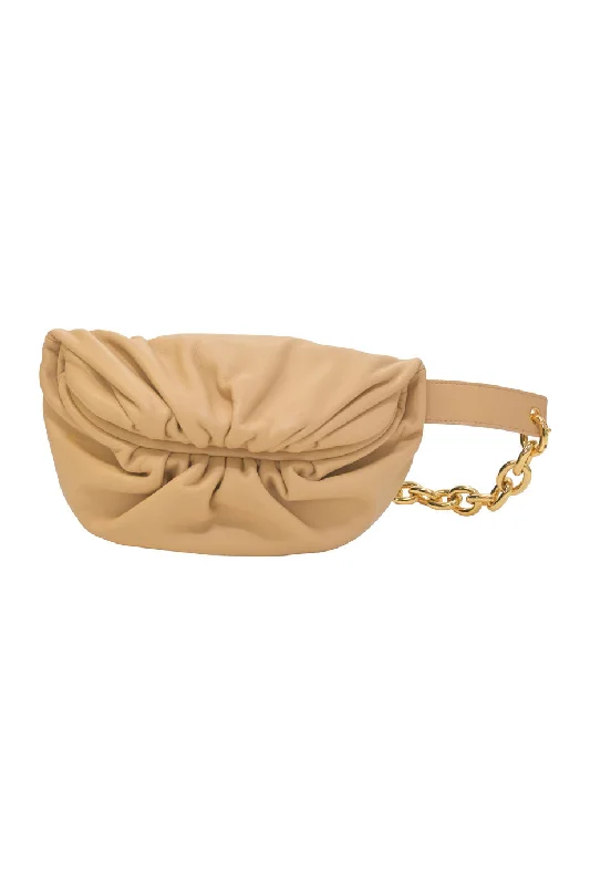 Metallic Shoulder Bag in Gold for Special Occasions[WB6409] Bottega Veneta | Shoulder Bag