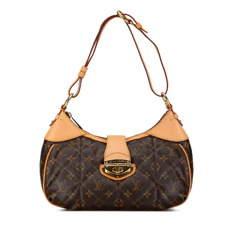 Vegan Leather Shoulder Bag in Gray for Ethical Fashion LoversBrown Louis Vuitton Monogram Etoile City Shoulder Bag