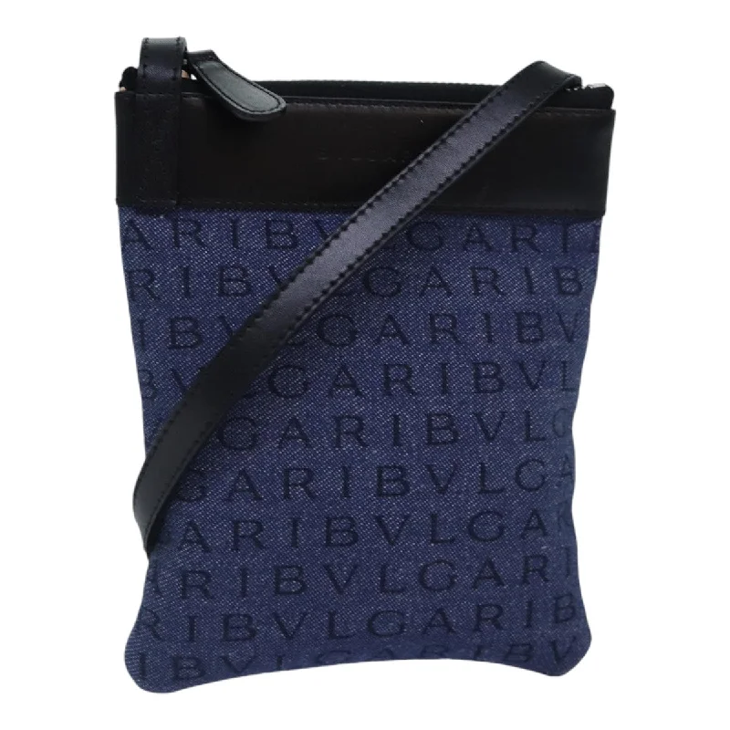 Shoulder Bag with Geometric Pattern in Multicolor for a Contemporary StyleBulgari Logo Mania  Canvas Shoulder Bag (Pre-Owned)