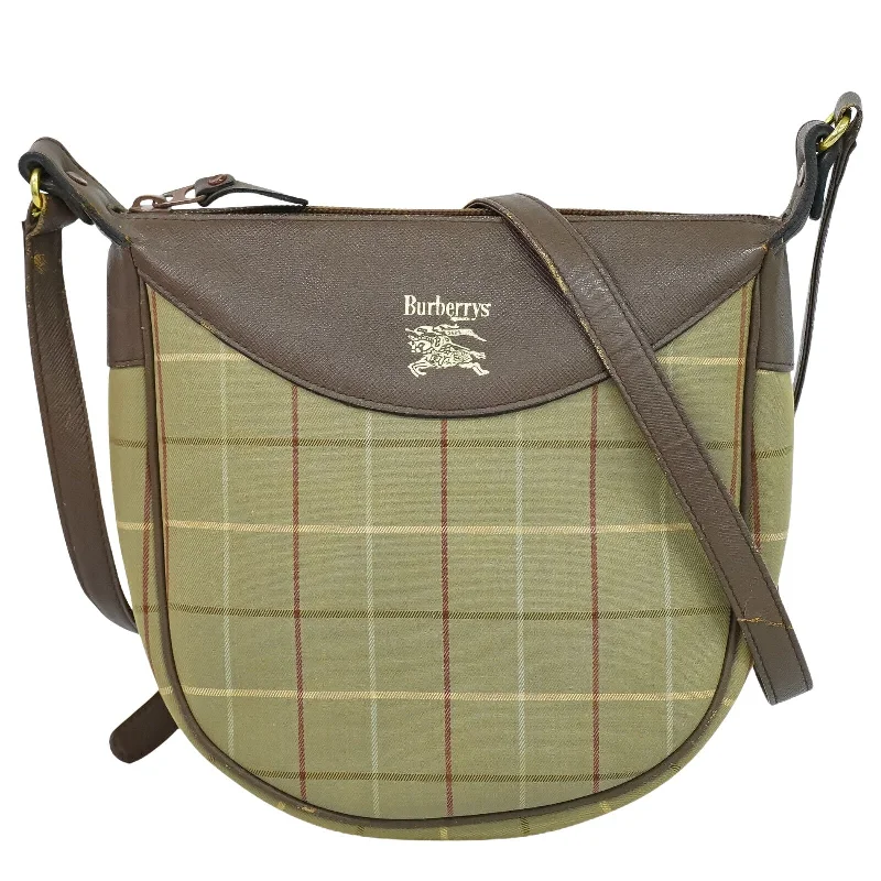 Women's Canvas Shoulder Bag in Navy with Striped Pattern for Beach TripsBurberry Nova Check Canvas Shoulder Bag (Pre-Owned) Women's Canvas Shoulder Bag in Navy with Striped Pattern for Beach TripsBurberry Nova Check Canvas Shoulder Bag (Pre-Owned)