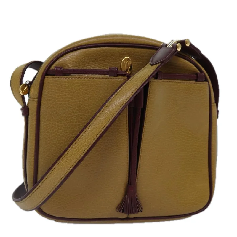 Printed Silk Shoulder Bag in Red for a Pop of ColorCartier Must De Cartier  Leather Shoulder Bag (Pre-Owned)