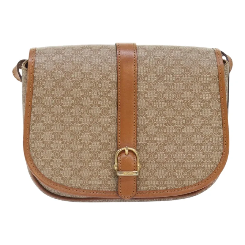 Embroidered Denim Shoulder Bag in Blue for a Vintage VibeCéline  Canvas Shoulder Bag (Pre-Owned)
