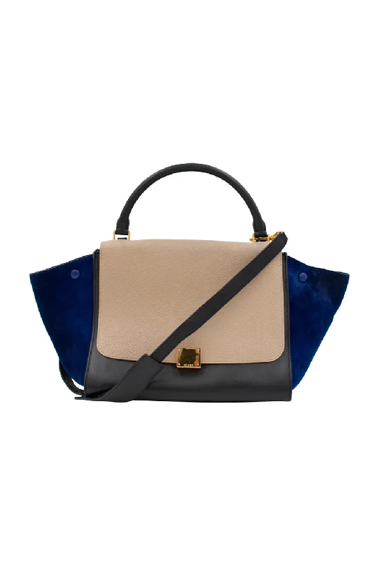 Women's Shoulder Bag with Floral Embroidery in Purple for Spring Walks[WB2853] Celine | Shoulder Bag